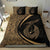 Hawaii Fish Hook Polynesian Bedding Set - Circle Style Gold - Polynesian Pride