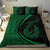 Hawaii Fish Hook Polynesian Bedding Set - Circle Style Green - Polynesian Pride