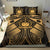 Samoa Polynesian Bedding Set - Samoa Gold Seal with Polynesian Tattoo - Polynesian Pride