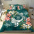 Niue Polynesian Bedding Set - Turtle with Plumeria Black - Polynesian Pride