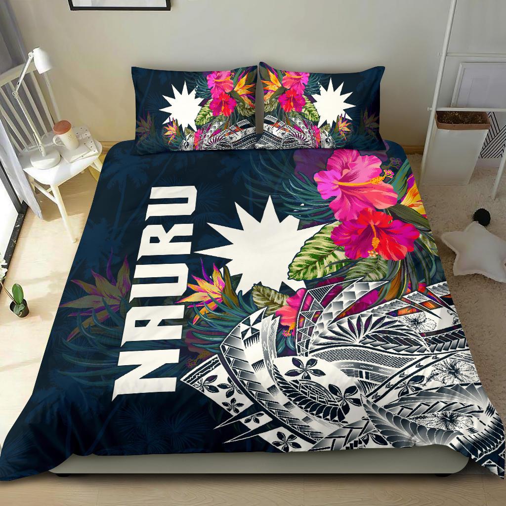 Nauru Bedding Set - Summer Vibes Blue - Polynesian Pride