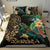 Tiki Polynesian Bedding Set Turtle Hibiscus - Gold - Polynesian Pride