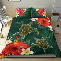 Hawaii Sea Turtle Hibiscus Plumeria Bedding Set - An Style - Polynesian Pride