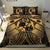 Tonga Polynesian Bedding Set - Tonga Gold Seal Polynesian Tattoo Gold - Polynesian Pride