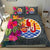 Tahiti Bedding Set - Hibiscus Polynesian Pattern Gray Version - Polynesian Pride