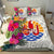 Tahiti Bedding Set - Hibiscus Polynesian Pattern White Version - Polynesian Pride