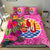 Tahiti Bedding Set - Hibiscus Polynesian Pattern Pink Version - Polynesian Pride