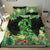 Maori Manaia Bedding Set Tropical Koru Fern With Plumeria Hibiscus - Polynesian Pride