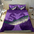 Maori Manaia Whales Gods Of The Sea Bedding Set, Purple - Polynesian Pride