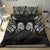 Double Lion Maori Tattoo Bedding Set New Zealand - White - Polynesian Pride