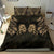 Double Lion Maori Tattoo Bedding Set New Zealand - Gold - Polynesian Pride