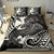 Polynesian Wallis and Futuna Bedding Set - White Shark Polynesian Tattoo - Polynesian Pride