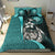 Federated States of Micronesia Bedding Set Turquoise - Turtle With Hook - Polynesian Pride