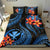 Polynesian Bedding Set - Hawaii Duvet Cover Set - Blue Plumeria BLUE - Polynesian Pride