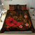 Polynesian Hawaii Bedding Set - Humpback Whale with Hibiscus (Golden) - Polynesian Pride