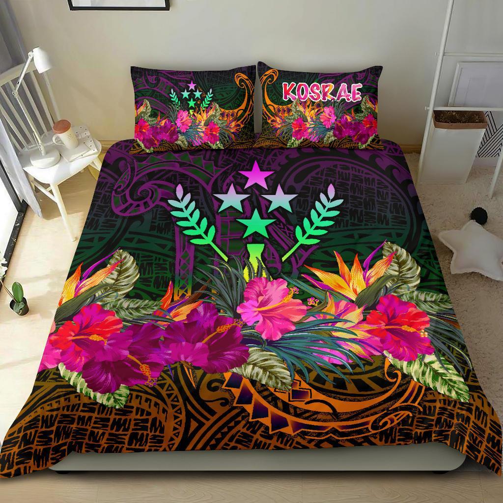 Kosrae Bedding Set - Summer Hibiscus Reggae - Polynesian Pride