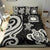 Samoa Polynesian Bedding Set - White Tentacle Turtle White - Polynesian Pride