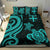 Fiji Polynesian Bedding Set - Turquoise Tentacle Turtle Turquoise - Polynesian Pride