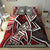 American Samoa Bedding Set - Tribal Flower Special Pattern Red Color - Polynesian Pride