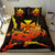 Wallis And Futuna Polynesian Bedding Set - Swordfish With Hibiscus - Polynesian Pride