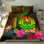 Tahiti Polynesian Bedding Set - Hibiscus and Banana Leaves - Polynesian Pride