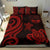 Marshall Islands Bedding Set - Tentacle Turtle Red Red - Polynesian Pride