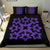 Hawaiian Bedding Set Royal Pattern - Black And Purple - A1 Style - Polynesian Pride