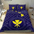 Hawaii Bedding Set - Hawaii Kanaka Maoli And Map ( Blue) - Polynesian Pride