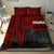 Samoa Bedding Set - Samoa Seal With Polynesian Pattern In Heartbeat Style (Red) - Polynesian Pride