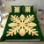 Hawaiian Royal Pattern Bedding Set - Green - D1 Style - Polynesian Pride