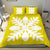 Hawaiian Royal Pattern Bedding Set - Yellow - D1 Style - Polynesian Pride