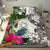 Chuuk Bedding Set White - Turtle Plumeria Banana Leaf - Polynesian Pride