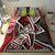 Tuvalu Polynesian Bedding Set - Tribal Flower Special Pattern Red Color - Polynesian Pride