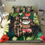 Hawaii Santa Claus Surf Christmas Pattern Bedding Set - AH - Polynesian Pride