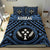 Kosrae Bedding Set - Kosrae Flag In Polynesian Tattoo Style (Blue) - Polynesian Pride