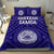 American Samoa Bedding Set - Seal In Polynesian Tattoo Style ( Blue) - Polynesian Pride