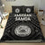 American Samoa Bedding Set - Seal In Polynesian Tattoo Style ( Black) - Polynesian Pride