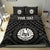 Tahiti Personalised Bedding Set - Tahiti Seal In Polynesian Tattoo Style (Black) - Polynesian Pride