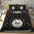 Tahiti Bedding Set - Tahiti Seal In Polynesian Tattoo Style (Black) - Polynesian Pride