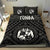 Tonga Bedding Set - Tonga Seal With Polynesian Tattoo Style (Black) - Polynesian Pride