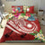 Marshall Islands Polynesian Bedding Set - Summer Plumeria (Red) - Polynesian Pride