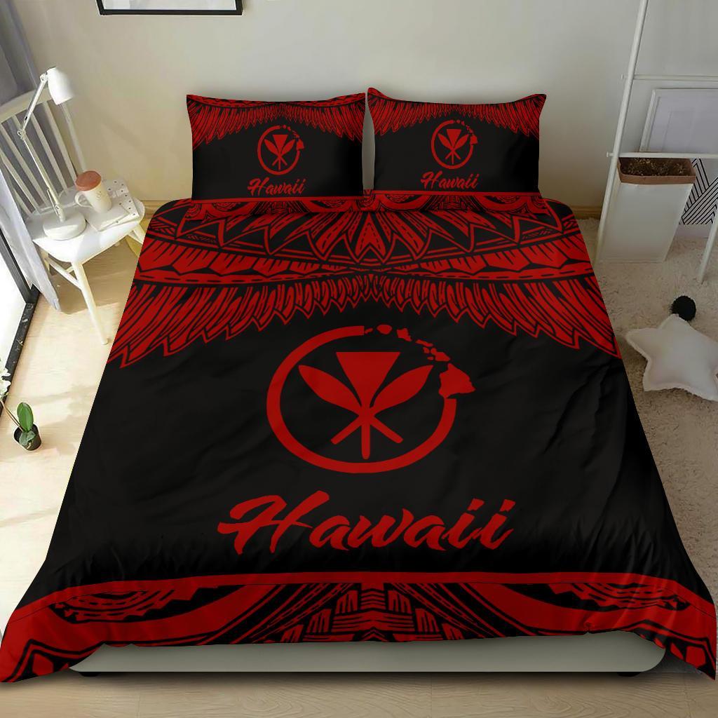Hawaii Polynesian Bedding set - Hawaii Pride Red Version - Polynesian Pride