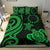 Cook Islands Bedding Set - Green Tentacle Turtle Green - Polynesian Pride