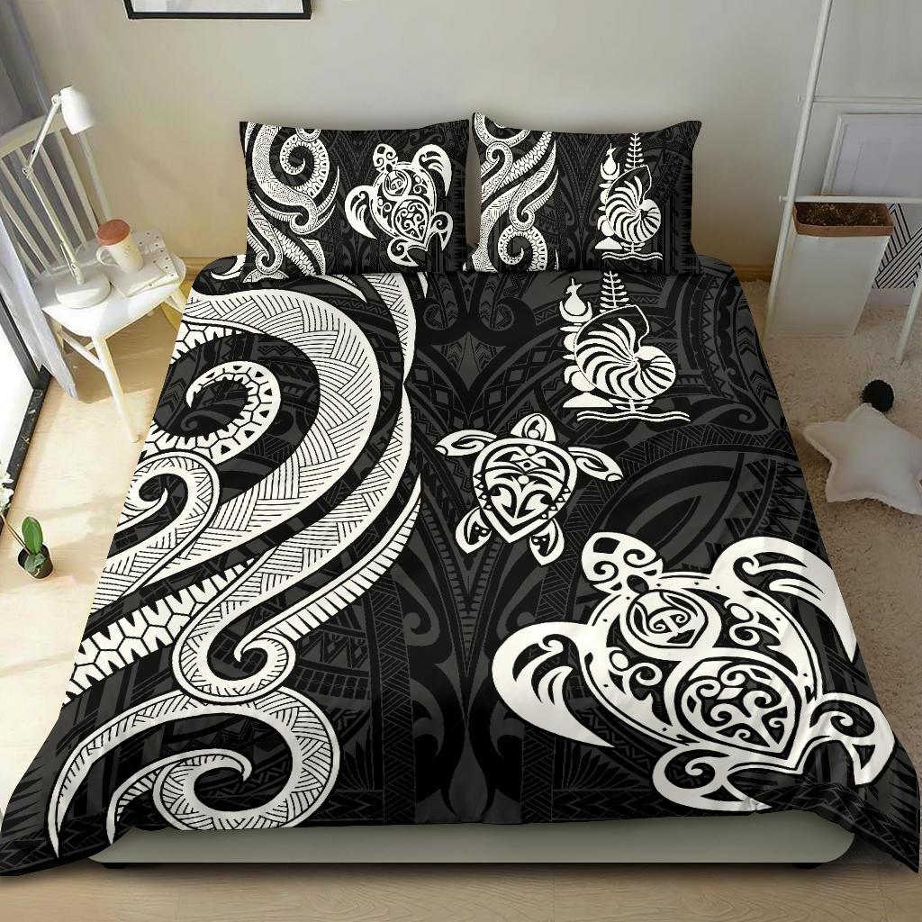 New Caledonia Bedding Set - White Tentacle Turtle White - Polynesian Pride