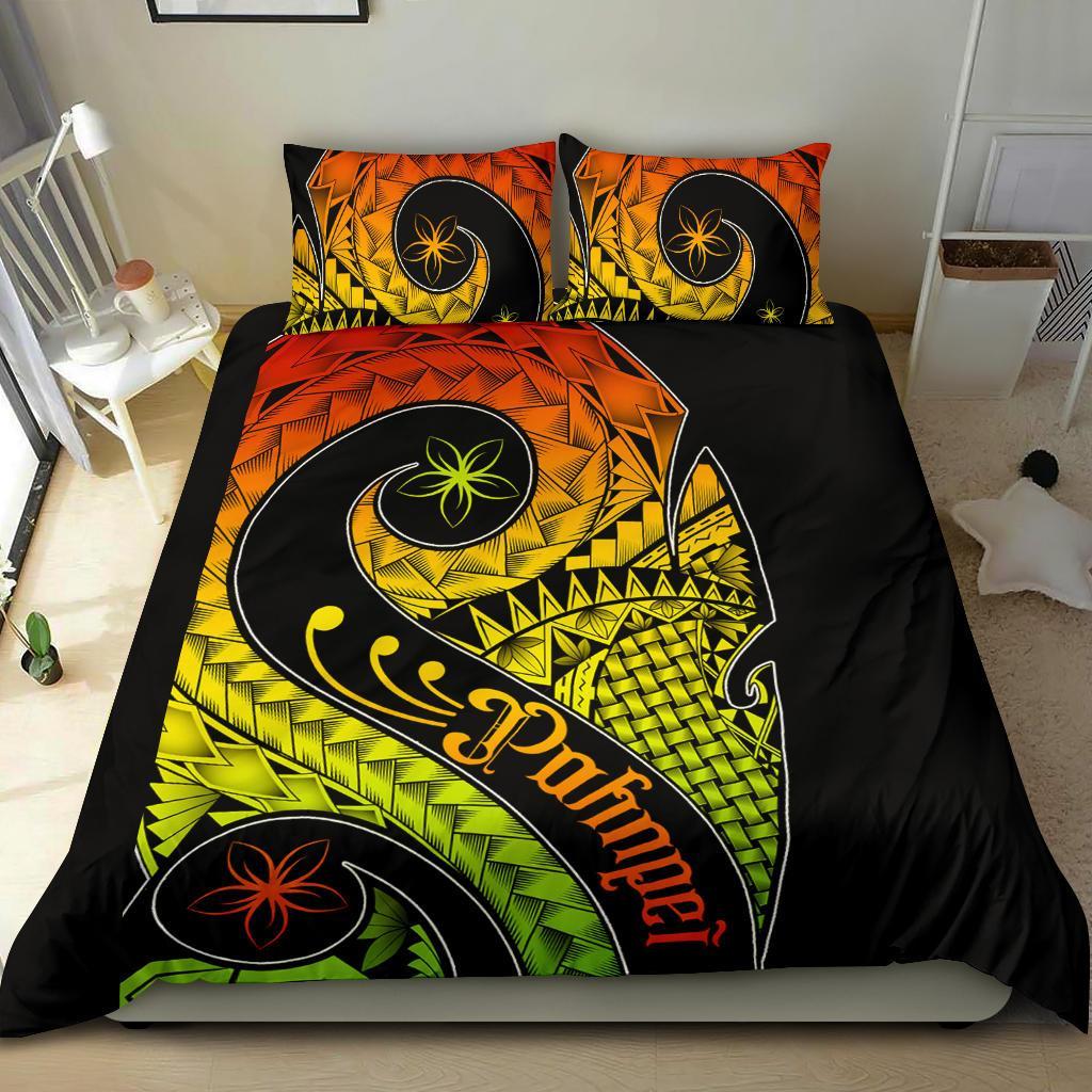 Pohnpei Bedding Set - Polynesian Decorative Patterns Reggae - Polynesian Pride
