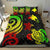 Papua New Guinea Bedding Set - Reggae Tentacle Turtle Reggae - Polynesian Pride