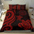 Palau Bedding Set - Red Tentacle Turtle Red - Polynesian Pride