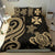 Wallis and Futuna Bedding Set - Gold Tentacle Turtle Gold - Polynesian Pride