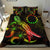 Cook Islands Polynesian Bedding Set - Turtle With Blooming Hibiscus Reggae - Polynesian Pride