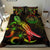 Palau Polynesian Bedding Set - Turtle With Blooming Hibiscus Reggae - Polynesian Pride